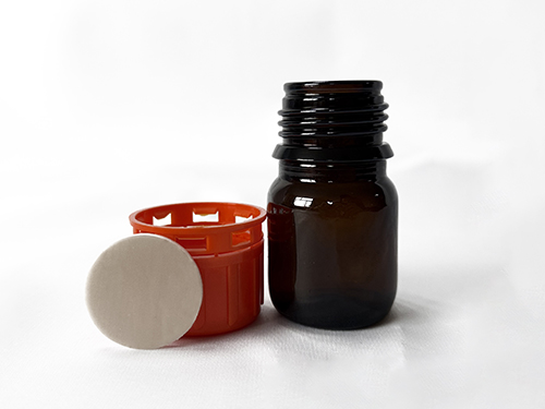 Medium mouth glass reagent bottle 25ML
