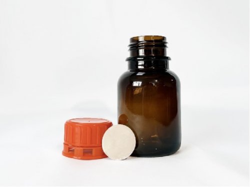 Large mouth glass reagent bottle 125ML