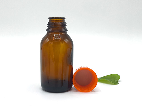 Medium mouth glass reagent bottle 125ML